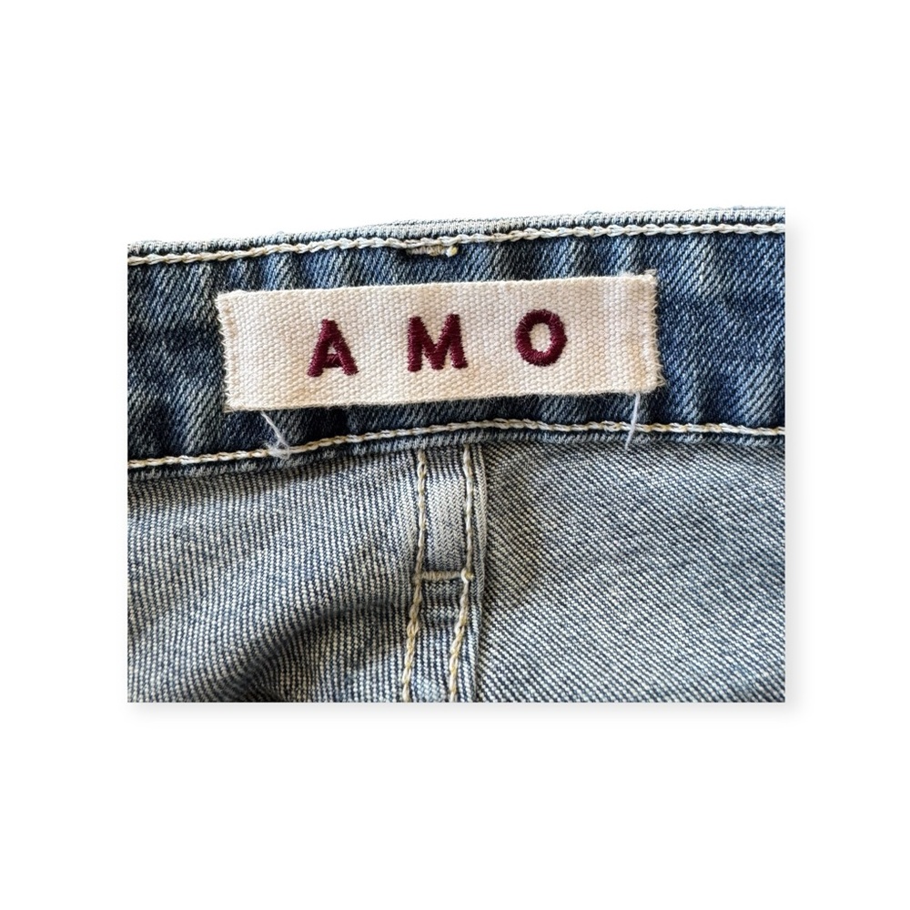 AMO Twist Yours Truly Jeans Denim straight leg Size 25 - Picture 10 of 10